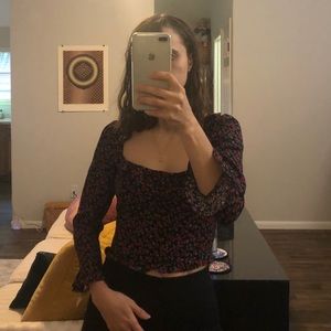 NWT Reformation Barb Blouse in Mabel